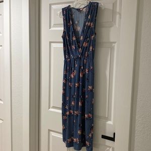 ModCloth Floral Midi Dress